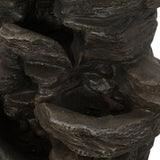 Outdoor 4 Tier Rock Fountain - NH820413