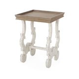 French Country Accent Table with Square Top - NH681313