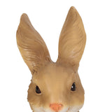 Outdoor Decorative Rabbit Planter, White and Brown - NH989413