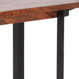 Handcrafted Modern Industrial Mango Wood Dining Bench - NH806313