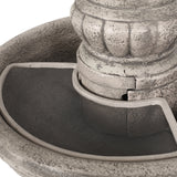 Outdoor 4 Spout Fountain, Light Brown - NH457413