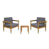 Outdoor Acacia Wood 2 Seater Chat Set - NH026313