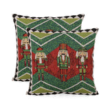 Modern Fabric Christmas Throw Pillow - NH897313