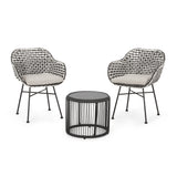 Outdoor 3 Piece Wicker Chat Set - NH207313