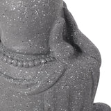 Outdoor See No Evil Monk Garden Statue, Stone Gray - NH563413