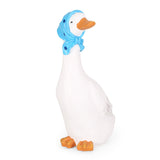 Outdoor Goose Garden Statue, White and Blue - NH979413