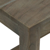 Handcrafted Rustic Acacia Wood Nested Tables (Set of 3), Gray - NH255413