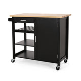 Contemporary Kitchen Cart with Wheels - NH861313