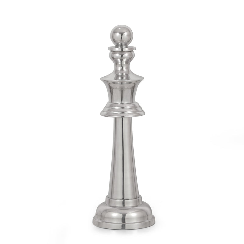 Handcrafted Aluminum Decorative King Chess Piece - NH791413