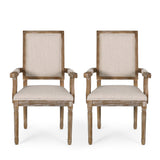 French Country Wood Upholstered Dining Chair - NH511513