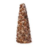 Pre-Decorated Pine Cone and Glitter Unlit Artificial Tabletop Christmas Tree - NH166313