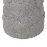 Outdoor Polynesian Decorative Planter, Stone Gray - NH853413