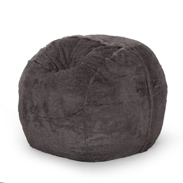 Modern Glam 5 Foot Faux Fur Winter Bean Bag - NH201413