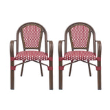 Symonds Outdoor French Bistro Chairs, Set of 2