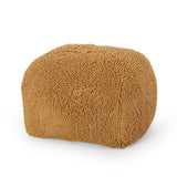 Modern Microfiber Chenille Round Pouf - NH011413