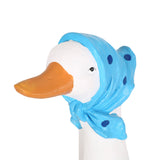 Outdoor Goose Garden Statue, White and Blue - NH979413