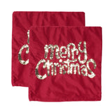 Glam Velvet Christmas Throw Pillow Cover - NH408313