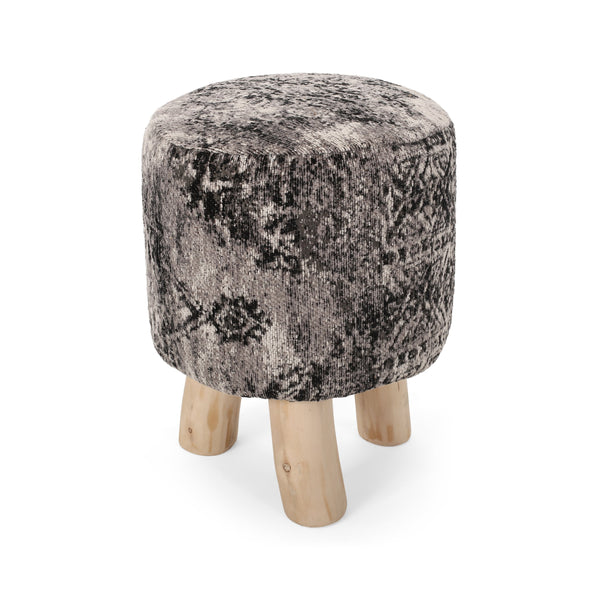 Handcrafted Boho Jacquard Stool - NH651313