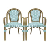 Symonds Outdoor French Bistro Chairs, Set of 2