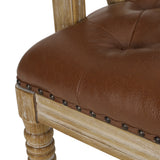 Traditional Upholstered Tufted Loveseat - NH582513