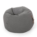 Contemporary Bean Bag with Vinyl Straps - NH112413