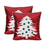 Glam Sequin Christmas Throw Pillow - NH687313