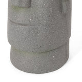 Outdoor Polynesian Decorative Planter, Stone Gray - NH953413